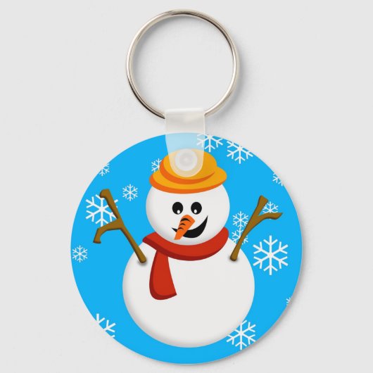 Snowman Sleutelhanger (Voorkant)