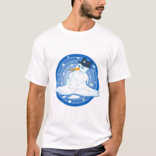 Snowman smelten t-shirt