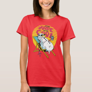 Snowman smelten, zo heet om cool te zijn t-shirt