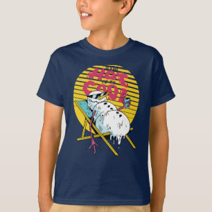 Snowman smelten, zo heet om cool te zijn t-shirt