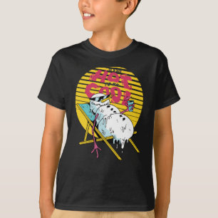 Snowman smelten, zo heet om cool te zijn t-shirt
