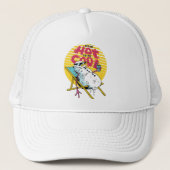 Snowman smelten, zo heet om cool te zijn trucker pet (Voorkant)