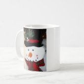 Snowman Smile Koffiemok (Voorkant links)