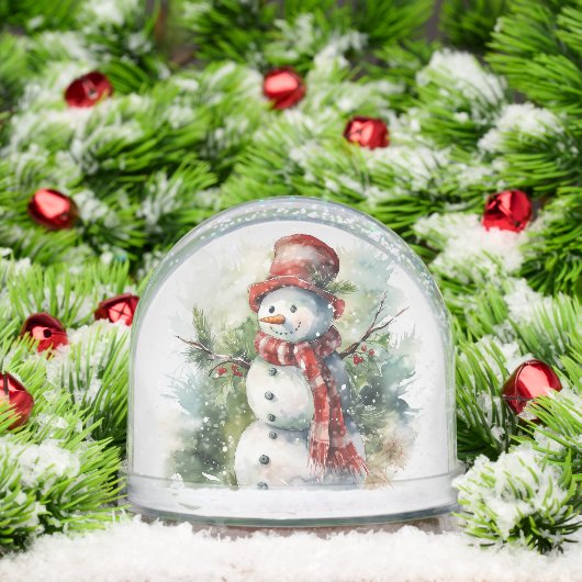 Snowman Snow Globe (Noël)