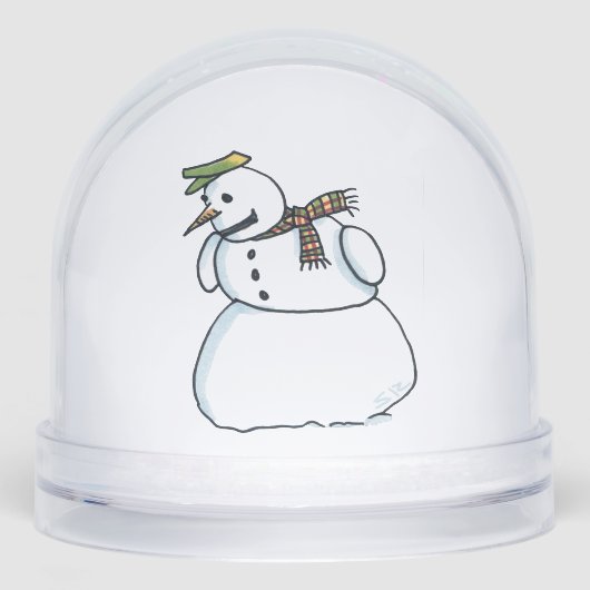 Snowman snow globe (Avant)