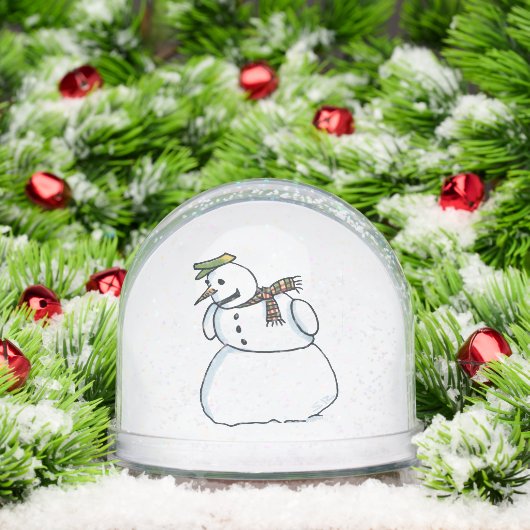 Snowman snow globe (Noël)
