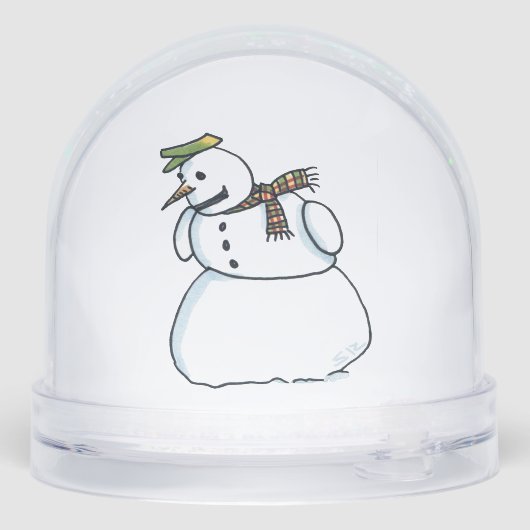 Snowman snow globe (Arrière)
