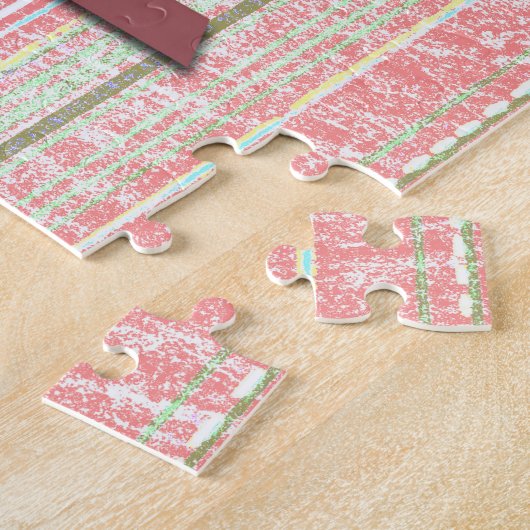 Snowman Snow Globe Retro Puzzle Art (Côté)