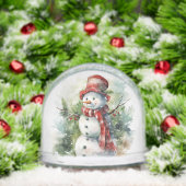Snowman Snow Globe Sneeuwbol (Kerstmis)