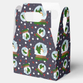 Snowman Snow Globes Bedankdoosjes (Geopend)