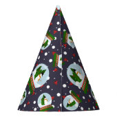 Snowman Snow Globes Feesthoedjes (Achterkant)