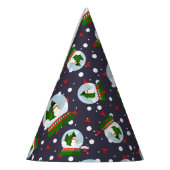 Snowman Snow Globes Feesthoedjes (Links)