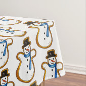 Snowman Snow Man Winter Sugar Cookie Kerstmis Tafelkleed (Voorbeeld)