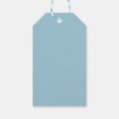 Snowman Snowflake Collector Cadeaulabel (Achterkant)