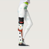 Snowman / Snowflake / Witte Kerstmis - (editable) Leggings (Rechts)
