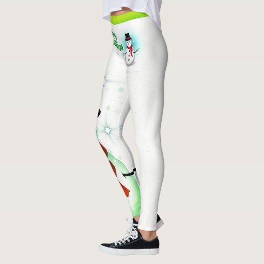 Snowman / Snowflake / Witte Kerstmis - (editable) Leggings (Links)