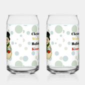 Snowman Soda Glass Blikvorm Glas (Links)