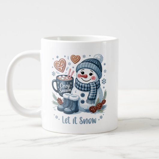 Snowman Specialty Mug Extra Grote Beker (Links)