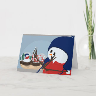 Snowman Stansfield Feestdagen Kaart