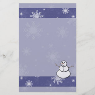 Snowman Stationery Briefpapier