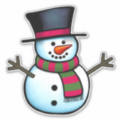 Snowman Sticker (Voorkant)