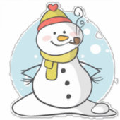 Snowman Sticker (Voorkant)