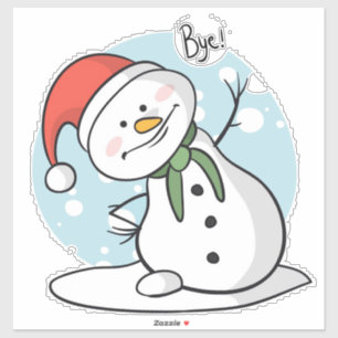 Snowman Sticker