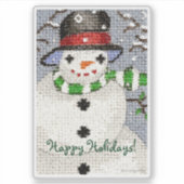  Snowman Sticker (Voorkant)