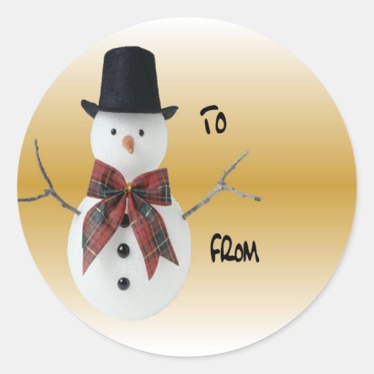 Snowman Sticker (Voorkant)
