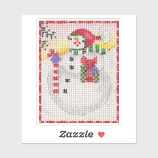 Snowman Sticker (Vel)