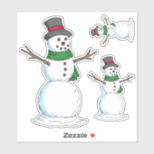 Snowman Sticker (Vel)