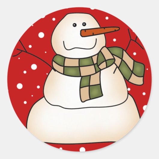 Snowman Stickers (Voorkant)