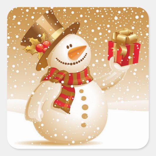 Snowman Stickers (Voorkant)