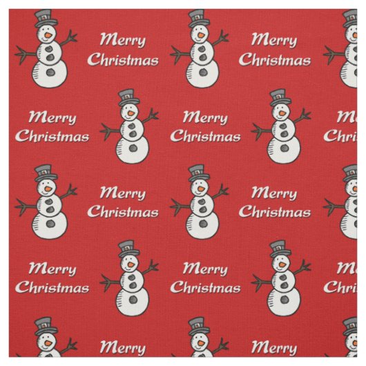 Snowman Stof (Swatch)