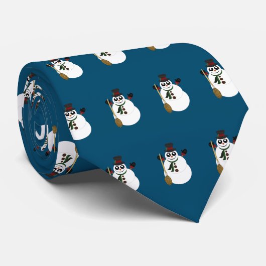 Snowman Stropdas (Opgerold)