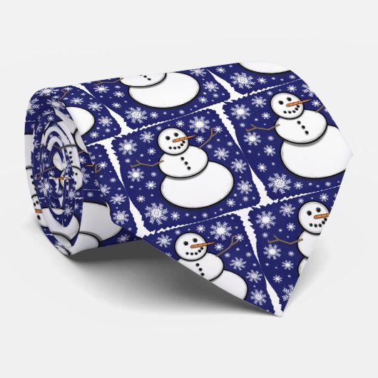 Snowman Stropdas (Opgerold)