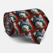 Snowman Stropdas (Opgerold)