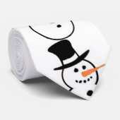 Snowman Stropdas (Opgerold)