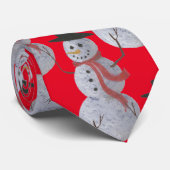 Snowman Stropdas (Opgerold)