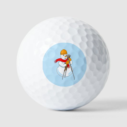 Snowman Surveyor Golfballen (Voorkant)