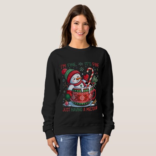 Snowman Sweatshirt  (Devant entier)