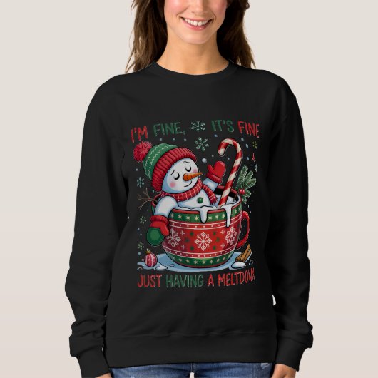 Snowman Sweatshirt  (Devant)
