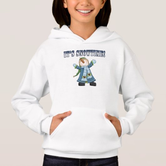 Snowman Sweatshirt de l'enfant (Devant)