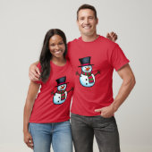Snowman T-shirt (Unisex)