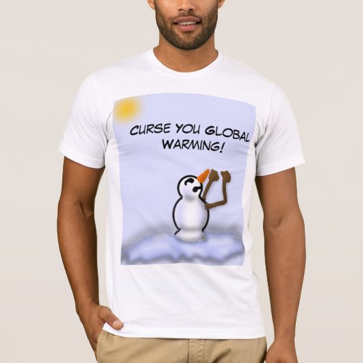 Snowman T-Shirt smelten (Voorkant)