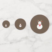 Snowman Table Confetti (Derrière)