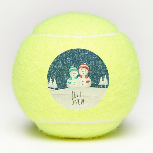 Snowman Tennisballen (Voorkant)