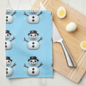 Snowman Theedoek (Quarter Fold)