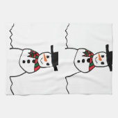 Snowman Theedoek (Horizontaal)
