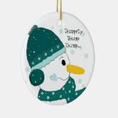 Snowman - Thumpity Thump Thump Keramisch Ornament (Rechts)